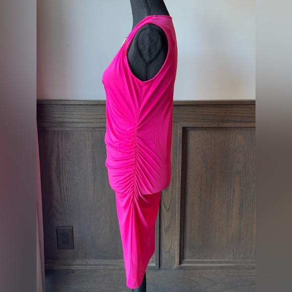 MICHAEL Michael Kors Pink Zipper Shoulder Dress size small medium - Picture 4 of 10